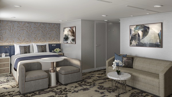 Oceania Cruises Oceania Sonata Penthouse Deluxe Suite Bedroom 1 Rendering.jpg